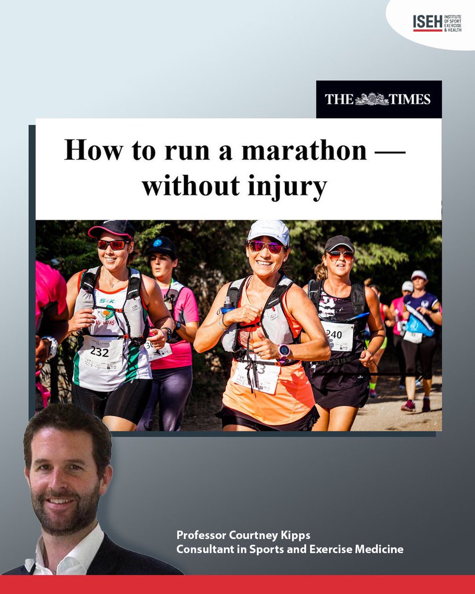 The ISEH ππ½ββοΈπββοΈ (@theiseh) on Twitter photo ISEHβs Prof. Courtney Kippsβwho also serves as the Assistant Medical Director for the #London Marathonβspoke to <a href="/thetimes/">The Times and The Sunday Times</a> to share some helpful tips to keep in mind if youβre running on Sundayβ¦
thetimes.com/life-style/heaβ¦ ISEHβs Prof. Courtney Kippsβwho also serves as the Assistant Medical Director for the #London Marathonβspoke to <a href="/thetimes/">The Times and The Sunday Times</a> to share some helpful tips to keep in mind if youβre running on Sundayβ¦
thetimes.com/life-style/heaβ¦