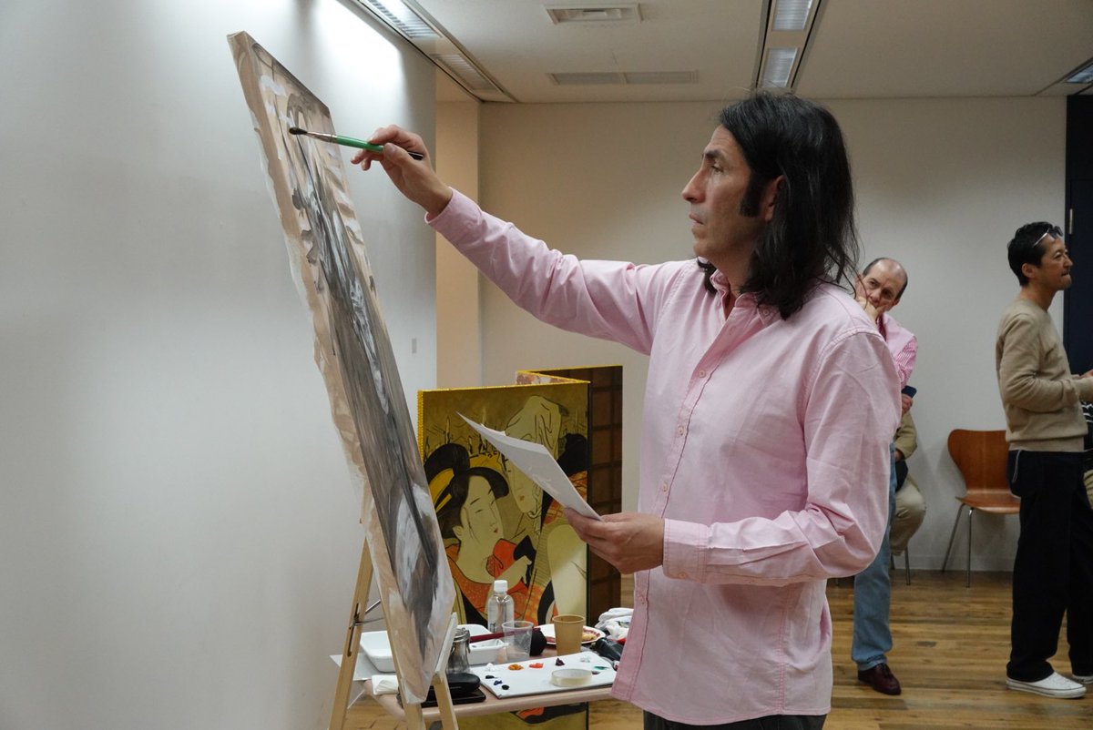 GEEKPICTURESinc's tweet image. ◤ NEWS ◢
スペインで活動するアーティストTERÁN(テラン)による日本初個展『Fantasías de Picasso(ピカソの幻想)』が、4月27日(日) よりスタート🎨

展覧会開催に先立ち、本日「OPENING EVENT」が開催されました📚

#GEEKART
#TERÁN #テラン
#ピカソの幻想