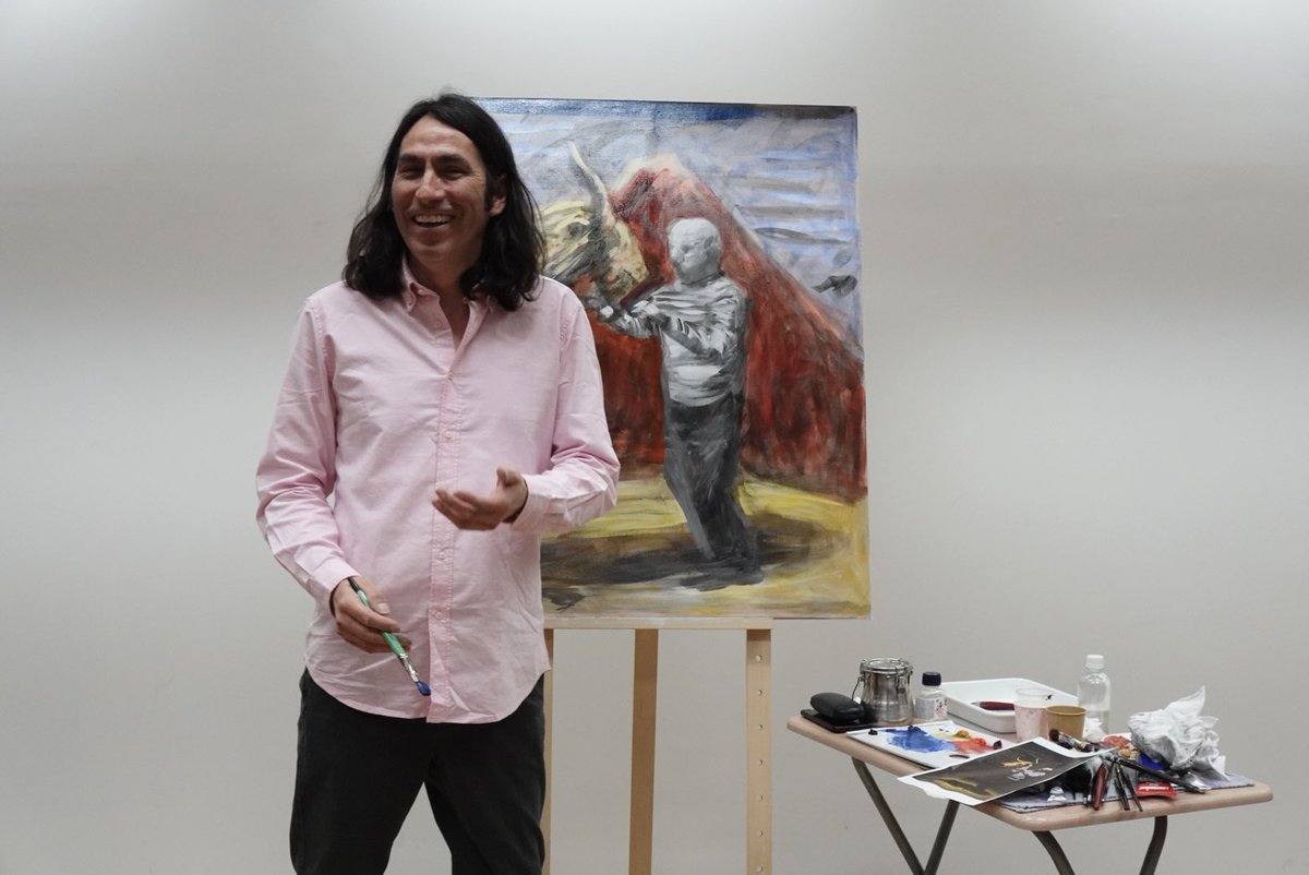 GEEKPICTURESinc's tweet image. ◤ NEWS ◢
スペインで活動するアーティストTERÁN(テラン)による日本初個展『Fantasías de Picasso(ピカソの幻想)』が、4月27日(日) よりスタート🎨

展覧会開催に先立ち、本日「OPENING EVENT」が開催されました📚

#GEEKART
#TERÁN #テラン
#ピカソの幻想