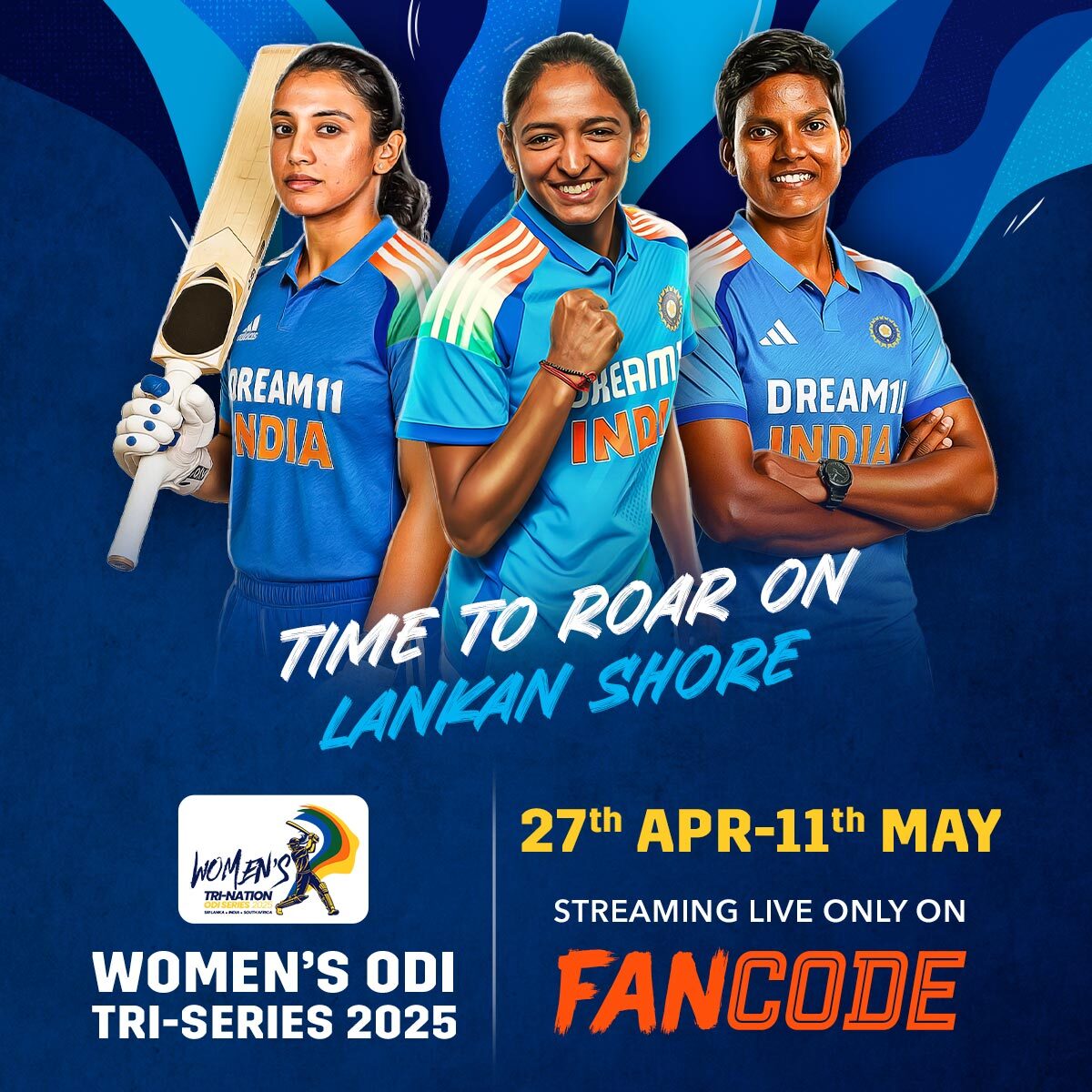 hemantbatra0's tweet image. Jerseys come in many colours — but this one’s blue, bold, and for the nation. Team India is back. Let’s rally behind the Women In Blue in the tri-series starting tomorrow, LIVE &amp;amp; Exclusive on FanCode- fancode.onelink.me/tTJR/gj83yv2c
 #INDW #FanCode