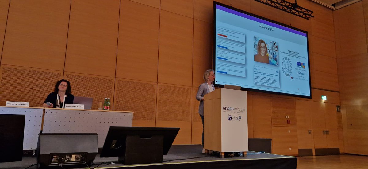Agnieszka Razim (@agniesz02238154) on Twitter photo It was a great pleasure to be the co-chair of the Microbial #EVs session during #ISEV2025 !
<a href="/IsevOrg/">ISEV</a> <a href="/IITDPAN/">IITD</a> <a href="/MicrobiomelabPl/">MicrobiomeLab.pl</a> <a href="/NCN_PL/">Narodowe Centrum Nauki</a> It was a great pleasure to be the co-chair of the Microbial #EVs session during #ISEV2025 !
<a href="/IsevOrg/">ISEV</a> <a href="/IITDPAN/">IITD</a> <a href="/MicrobiomelabPl/">MicrobiomeLab.pl</a> <a href="/NCN_PL/">Narodowe Centrum Nauki</a>