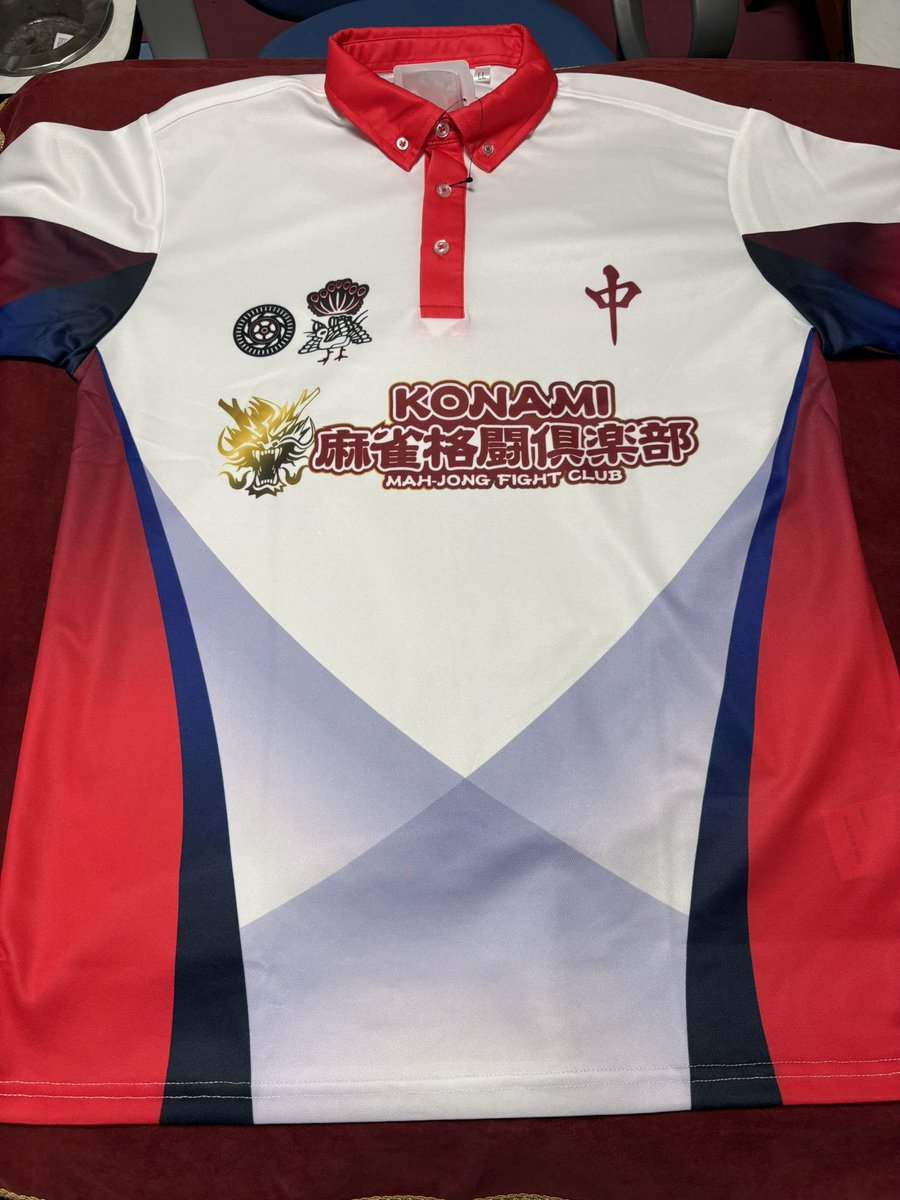 Mリーグ　麻雀　KONAMI麻雀格闘倶楽部　ポロシャツ　ユニフォーム　LLサイズ Mリーグ 麻雀 KONAMI麻雀格闘倶楽部 ポロシャツ ユニフォーム LLサイズ