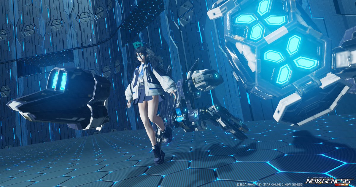 PSO2NGS #ナナカードの工房 天童アリスの再現っぽく。 アリス×M.A.R.S