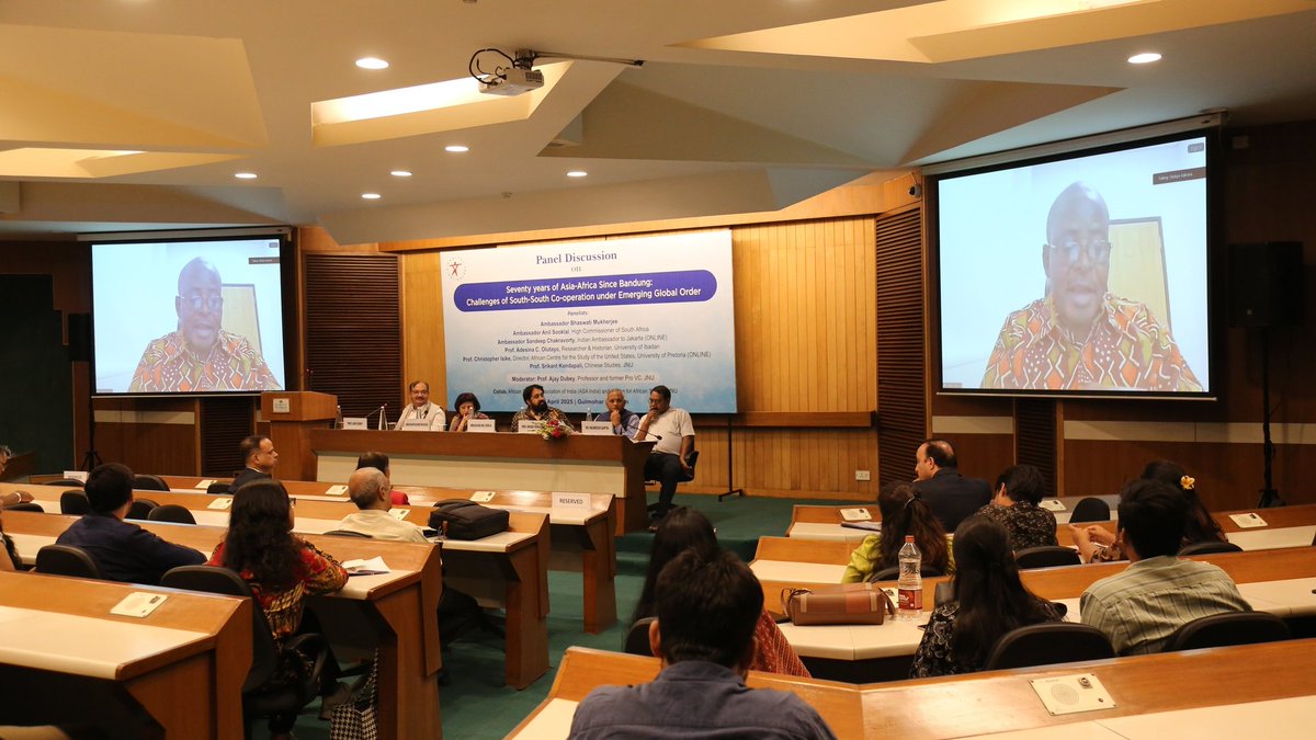 A very engaging and insightful  discussion on “Seventy Years of Asia-Africa Since Bandung: Challenges of South-South Cooperation under the Emerging Global Order,” jointly organised by the African Studies Association India (ASA India), and the India Habitat Centre (IHC), in