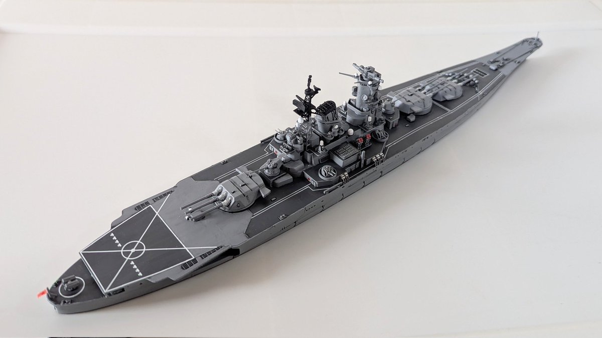 架空戦艦コンペ2025 日本海軍戦艦「大和(FRAM改修後)」 1980年代後半に