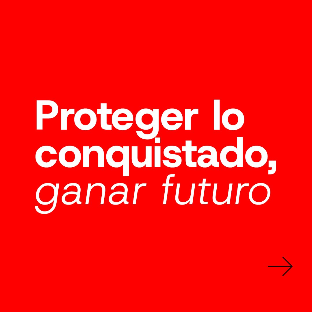 🔴 1MAYO| ✊🏻 Este Primero de Mayo nos movilizamos en defensa de los derechos sociales y laborales y en respaldo al proyecto europeo como pilar de democracia social, convivencia y progreso 💪
⚪️🟢Protejamos lo conquistado y ganemos más derechos👇
#ProtegerLoConquistadoGanarFuturo