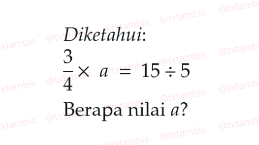 Suka deh kalo soal utbk kek gini aja, hehe.