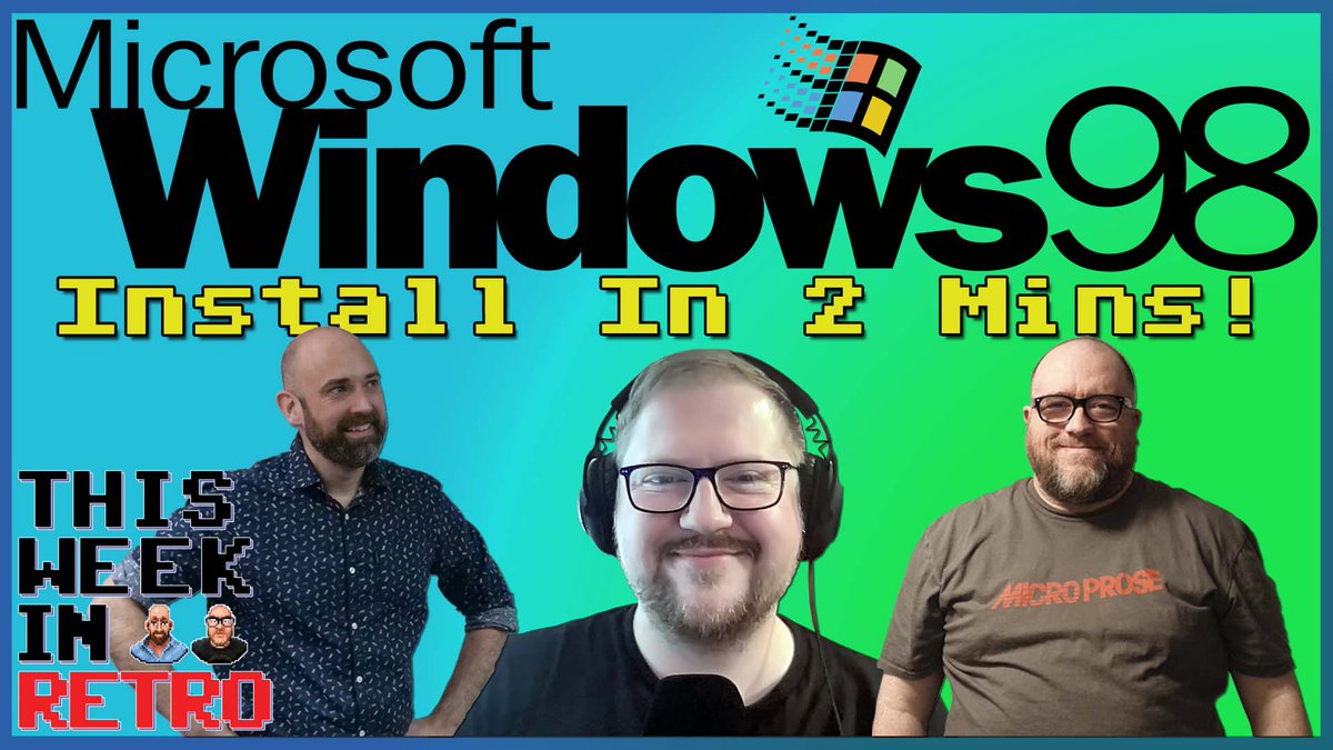 TWiR time! 😭HUGE announcement😭 <a href="/lazygamereviews/">LGR</a> guests! Bill Gates from the past on the future. The "first" 3D game? Win98 FAST install! All this and more on this week's show!