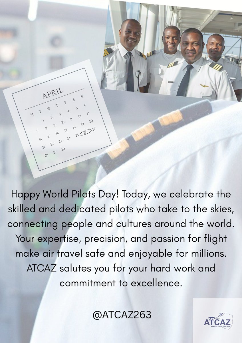 Happy World Pilots Day! Salute to the brave men &amp; women who take to the skies, navigating the world with precision &amp; care. Your dedication &amp; expertise make air travel safe &amp; possible
 #WorldPilotsDay #FlyHigh
