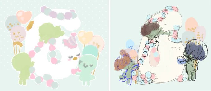 さらざんまい6周年絵ログ 
