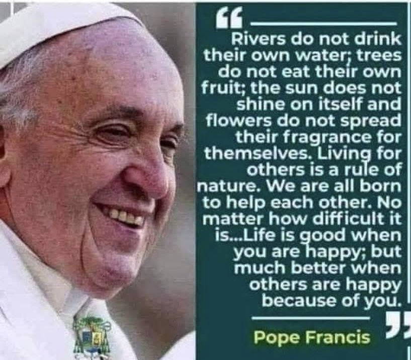 We finished our first week back with a wonderful mass to celebrate the joy of Easter with our musicians and to pray for Pope Francis 🙏