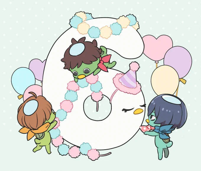 さらざんまい6周年絵ログ 