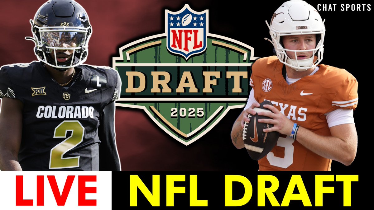 NFL Draft Day 3 - and we'll be LIVE on YouTube until the very last pick

<a href="/WhatGoingDowney/">Tom Downey</a> &amp; <a href="/jack_sperry/">Jack Sperry</a> get the day started - we'll have analysis of every single selection

Join us live now...

youtube.com/watch?v=rrHO-E…

Will Shedeur Sanders go undrafted?