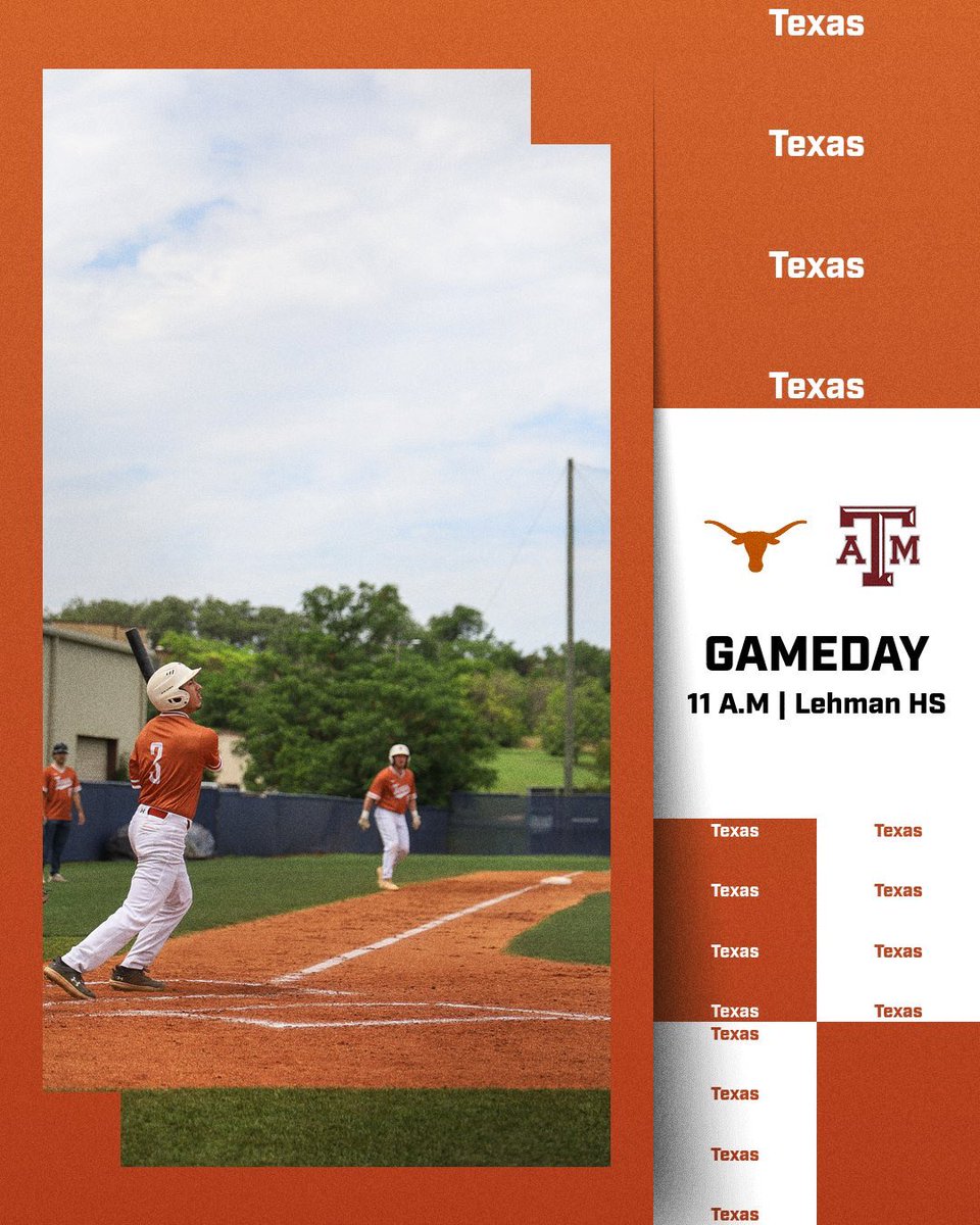 A little rivalry baseball on this Saturday morning 🤘
#HookEm