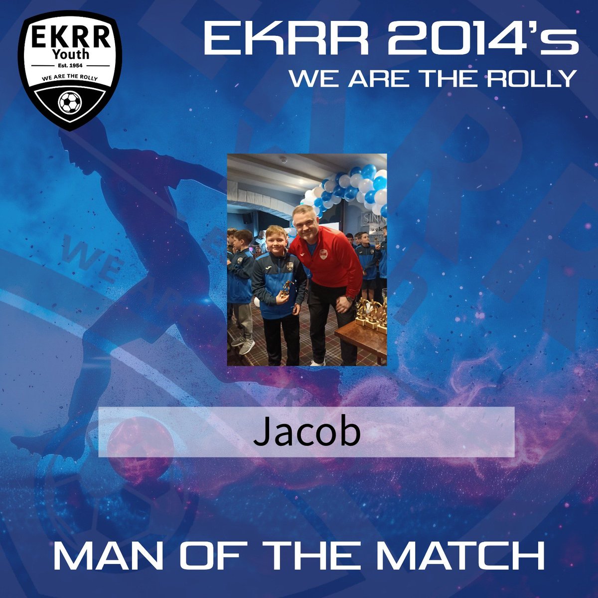 Rolly Reds #MOTM goes to #RollyGoalie Jacob. He was sensational as the sweeper keeper today 👏🏼 #MOTM #WATR