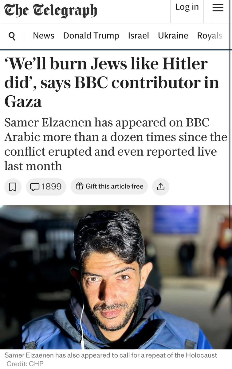 מישהוא צריך להזכיר ל״כתב״ שמופיע בBBC  בערבית שהדבר היחידי שדומה לתקופת השואה זה השנאה שלו שזהה לשנאת הנאצים. היום יש לנו מדינה וצבא חזק שיודע לטפל במחבלים באשר הם.