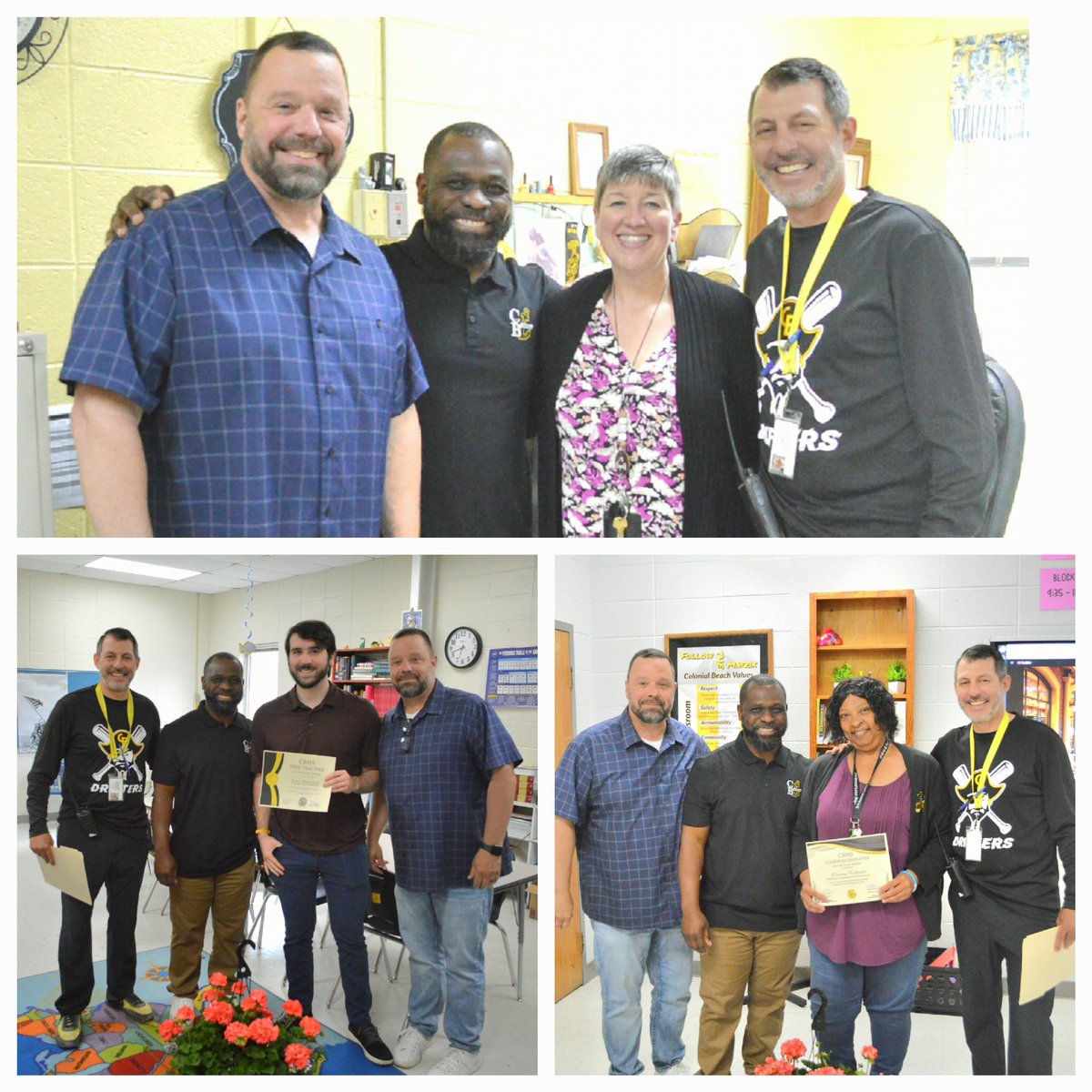 CBHS announced and celebrated their Teacher Of the Year-Mrs. Veronica Reynolds, New Teacher Of the Year-Mr. Karl Mulvehill, and Classified Employee Of the Year-Mrs. Naomi Fortune. Congratulations! <a href="/DrFelixAddo1/">Dr. Felix Addo</a> <a href="/k2blewis/">Dr. Kimbrelle Barbosa Lewis</a> <a href="/drsarahschmidt/">drsarahschmidt</a>