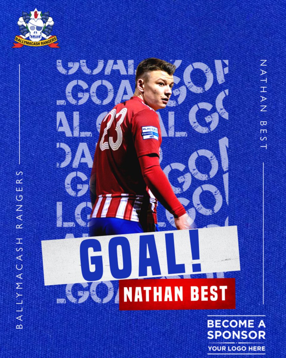 GOAL! Lisburn Distillery 2-3 Ballymacash Rangers (34 mins)

Benny picks out Nathan Best at the back post who slides in and finishes 👊

#PlayrFitPIL