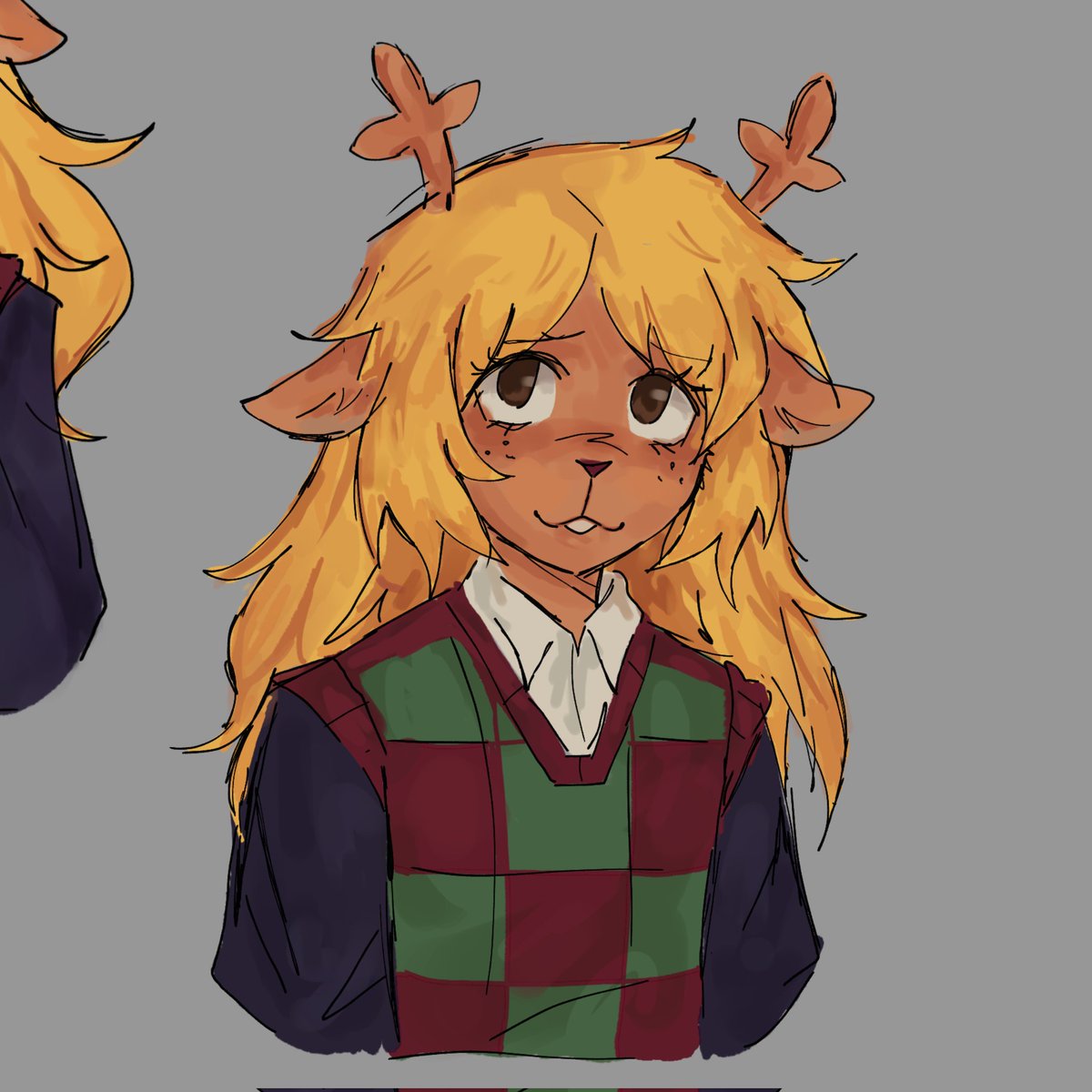 I think I'm starting to like putting glasses on Noelle