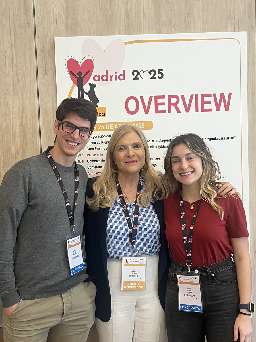 Antonia Sambola (@antonia_sambola) on Twitter photo Excelente oportunidad para conectar con las nuevas generaciones en #CardioClinica25! Bienvenidos, Sergio Esteve y Laura Crego!
<a href="/vallhebron/">Vall d'Hebron</a> <a href="/secardiologia/">Soc Esp Cardiología</a> <a href="/docvivas/">David Vivas</a> Excelente oportunidad para conectar con las nuevas generaciones en #CardioClinica25! Bienvenidos, Sergio Esteve y Laura Crego!
<a href="/vallhebron/">Vall d'Hebron</a> <a href="/secardiologia/">Soc Esp Cardiología</a> <a href="/docvivas/">David Vivas</a>