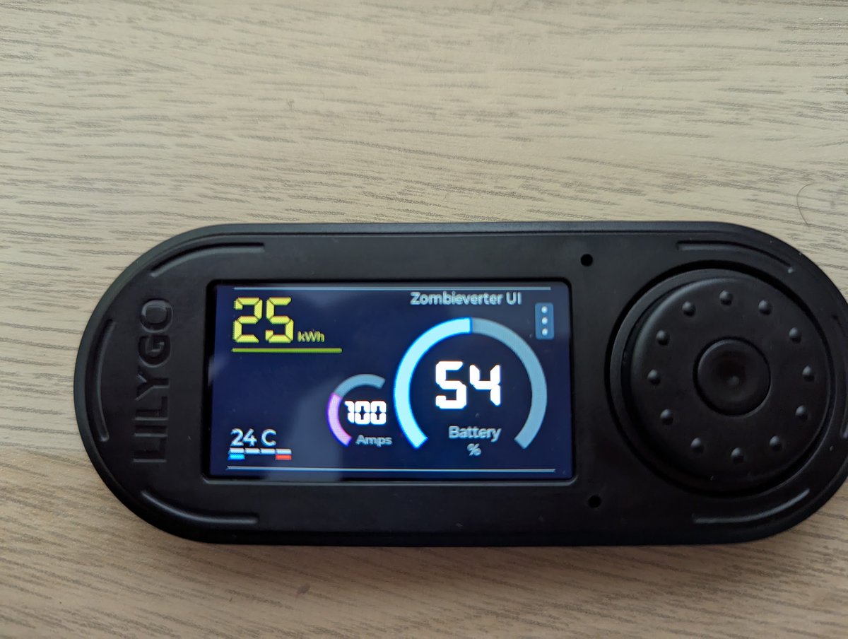 jamiejones85's tweet image. This @lilygo9 T-Embed is interesting. Looks like it&apos;ll be a great device for a UI for Zombieverter VCU for #opensource #evconversion projects