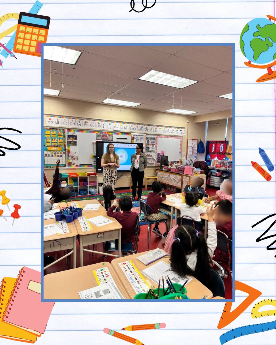 TheOfficeCARES's tweet image. ⭐️4/11/25⭐️
Community liaison, Rosalina and Ph. D student Piper, participated in Thurgood Marshall Elementary School Career Day
They both were able to inform students about their current career paths…This fun filled morning left everyone with smiles on their faces!