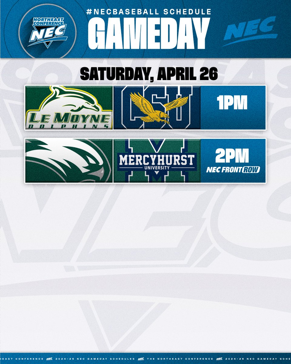 NEC Baseball (@necbaseball) on Twitter photo 🌧️ can't stop these teams from taking the 🔶
✌️ intriguing contests lie ahead this afternoon with the 🌊🦅 & ⚓️'s game is streaming on <a href="/NECFrontRow/">NEC Front Row</a> 📺 🌧️ can't stop these teams from taking the 🔶
✌️ intriguing contests lie ahead this afternoon with the 🌊🦅 & ⚓️'s game is streaming on <a href="/NECFrontRow/">NEC Front Row</a> 📺