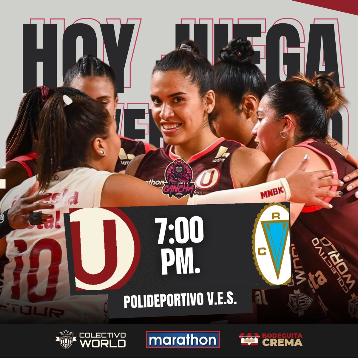 De Las Gradas A La Cancha (@delasgradas) on Twitter photo ๐๐๐๐๐ ๐๐๐ ๐๐๐๐, ๐โ๐๐๐ ๐โค๏ธ
๐ <a href="/VoleyU1924/">Universitario Vรณley</a> vs Regatas Lima
๐ LPV - Semifinal Ida
๐๏ธ Polideportivo Villa El Salvador
โฐ 7 p.m.
#DeLasGradasaLaCancha #PumasConGarra ๐๐๐๐๐ ๐๐๐ ๐๐๐๐, ๐โ๐๐๐ ๐โค๏ธ
๐ <a href="/VoleyU1924/">Universitario Vรณley</a> vs Regatas Lima
๐ LPV - Semifinal Ida
๐๏ธ Polideportivo Villa El Salvador
โฐ 7 p.m.
#DeLasGradasaLaCancha #PumasConGarra