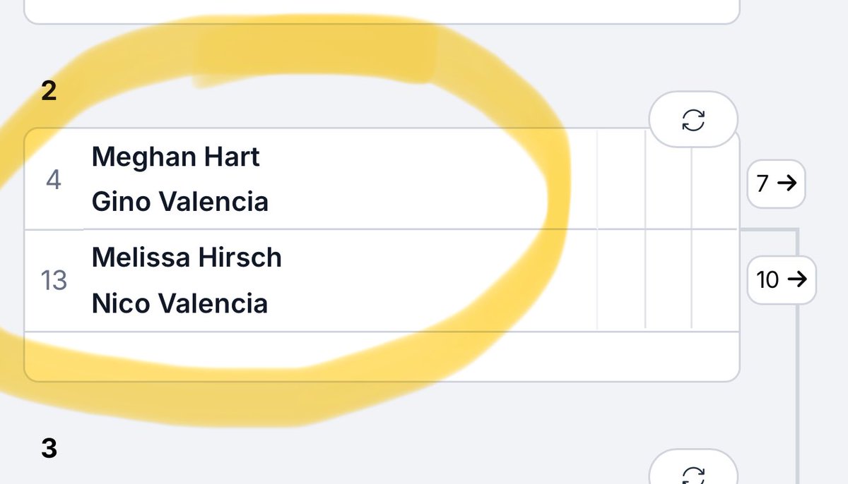 At Pickleball tournaments do you think directors see the same last name and just start laughing?