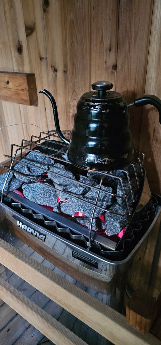 TBitTwo's tweet image. Sauna + Coffee to start my day 👌🏼