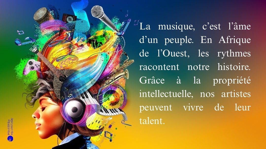 🎶 En Côte d’Ivoire comme ailleurs, la musique ne se télécharge pas, elle se respecte.
Elle est une œuvre de l’esprit, un bien culturel et économique.
📌 Protéger les droits des artistes, c’est garantir la diversité et la durabilité de notre culture.
#WordPI2025 #FeelTheBeatOfIP