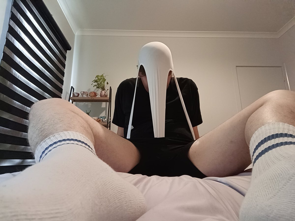 From in here my future looks bright... And white... And tight...