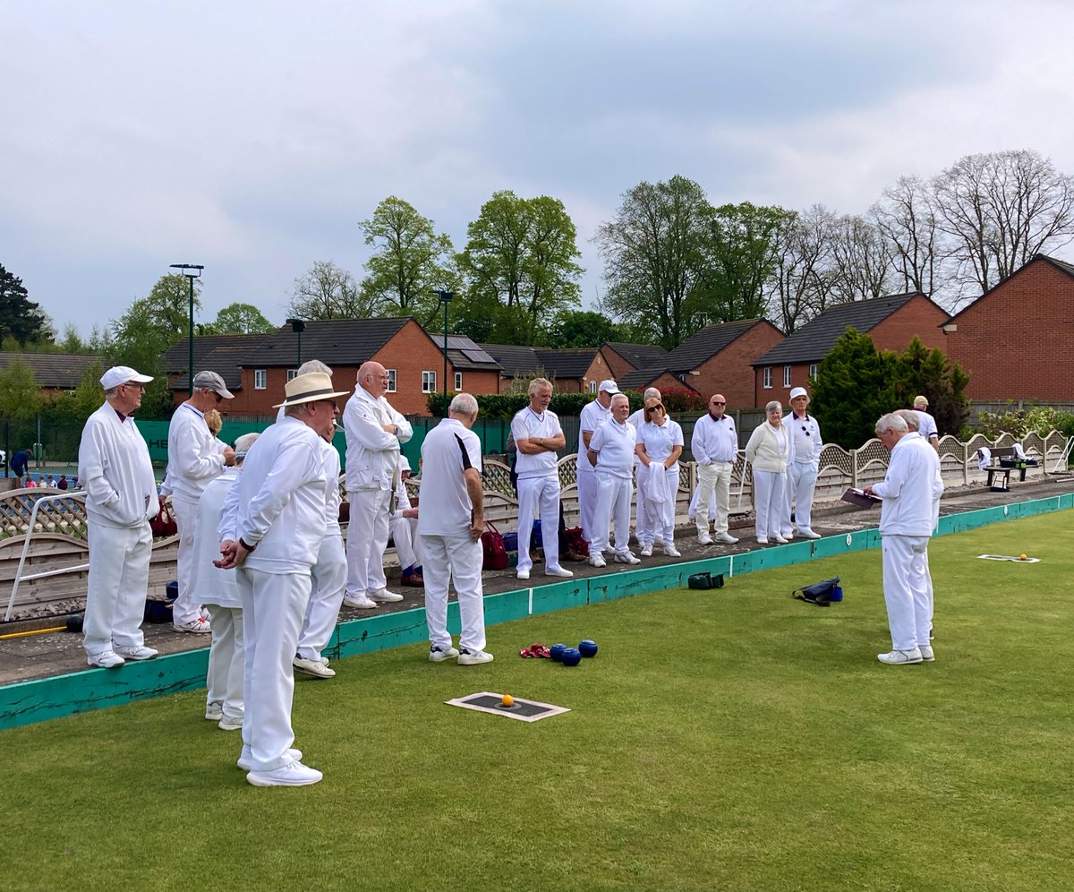 It’s a home fixture today against Aylestone Hall &amp; everyone is in fine form. Wishing Barry a fantastic first match as our new Saturday Captain!! #Community #bowls