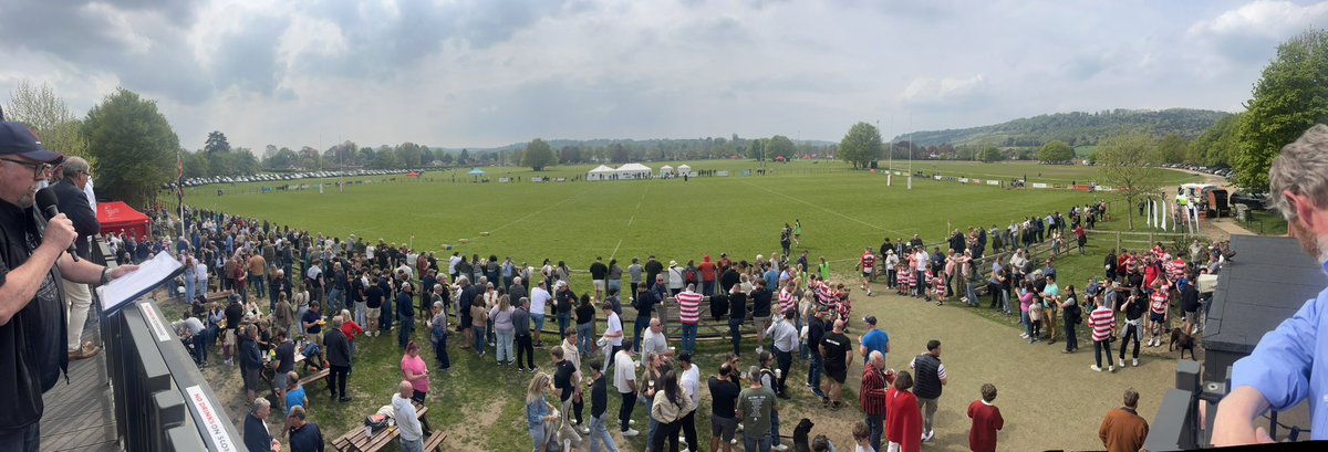 Massive turnout for today’s game. Let’s hope for a cracker!