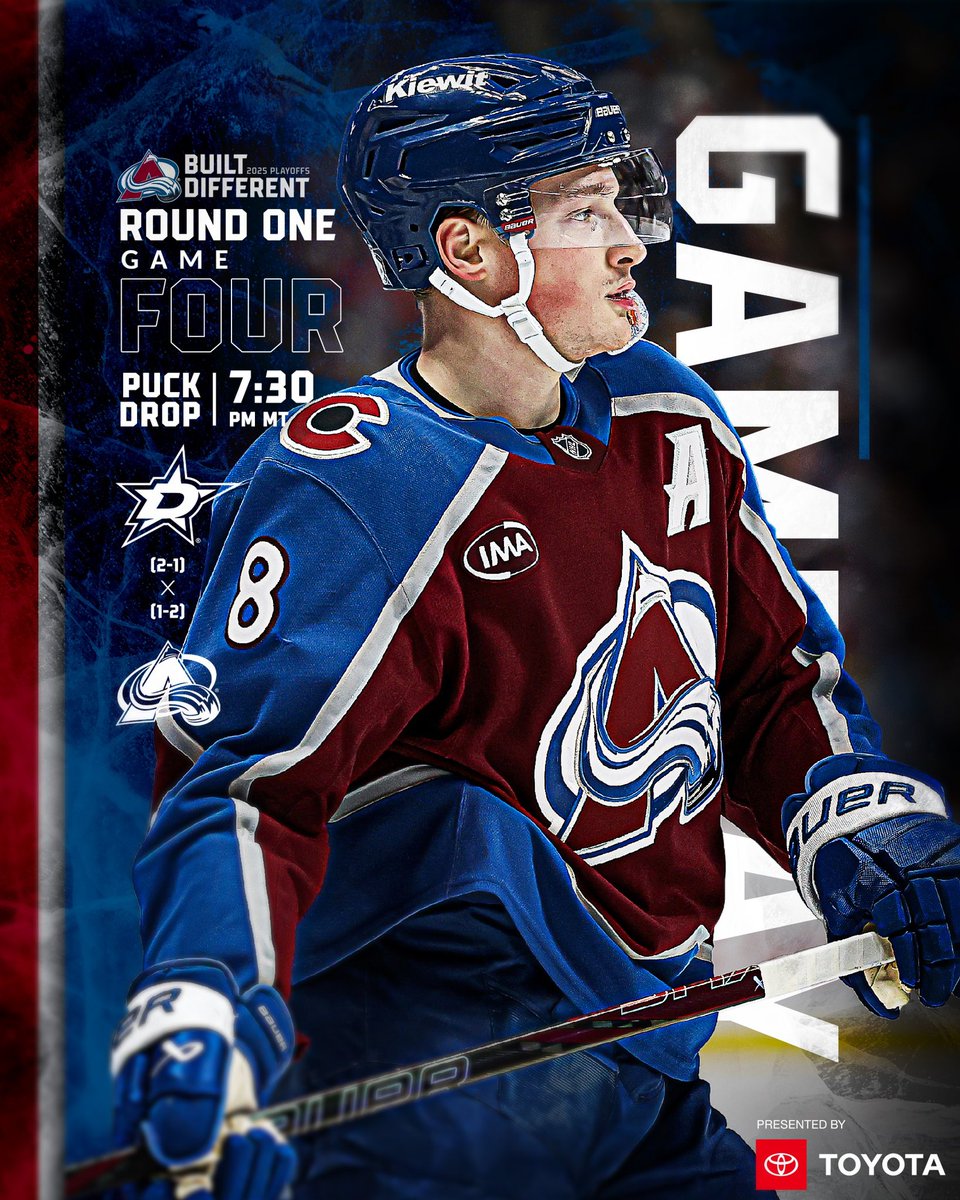 Game Four.

#GoAvsGo | #BuiltDifferent