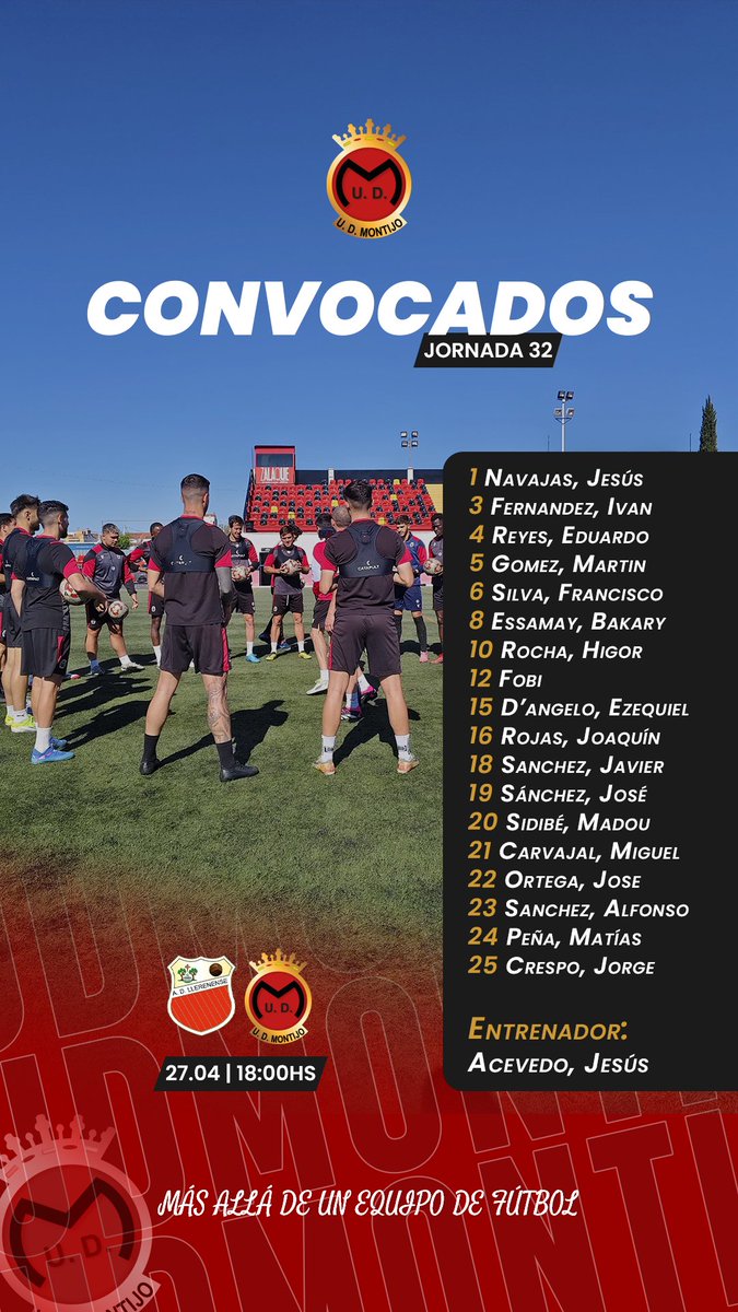⚫️🔴 Convocados jornada 32