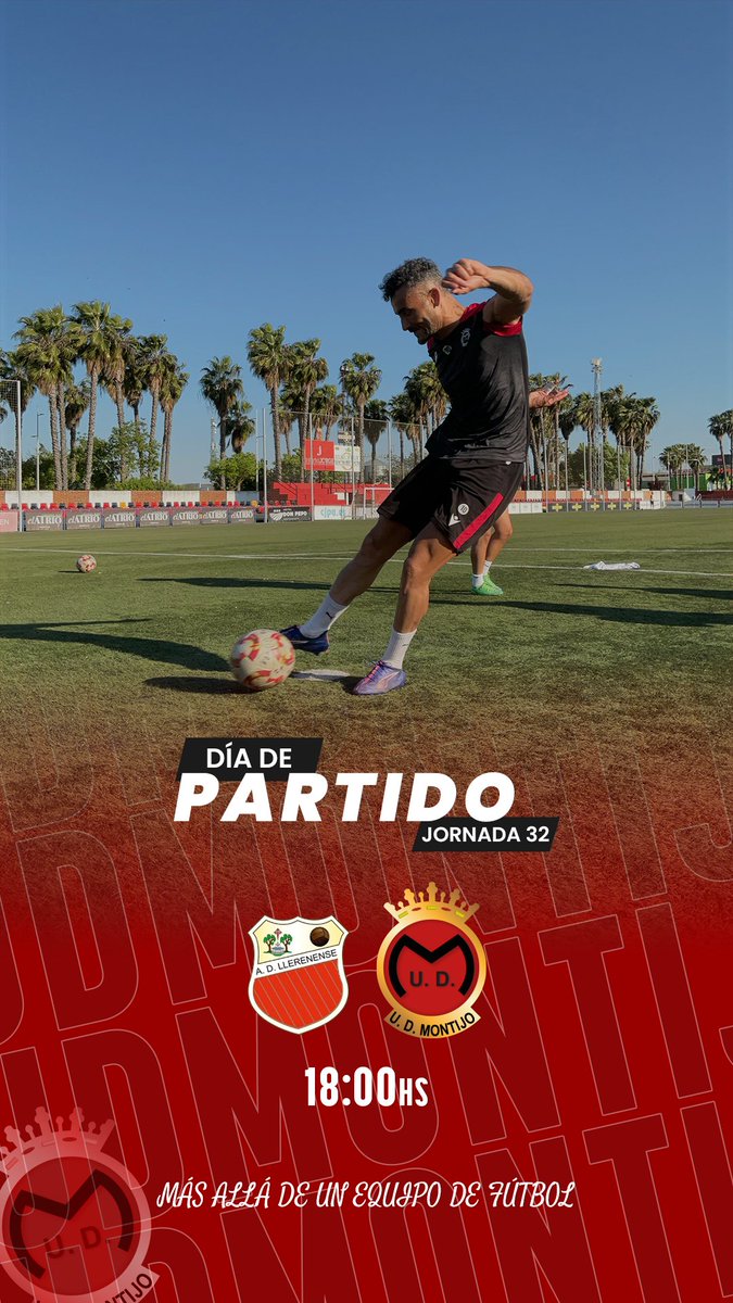 ⚫️🔴 Día de partido, vamos UD Montijo