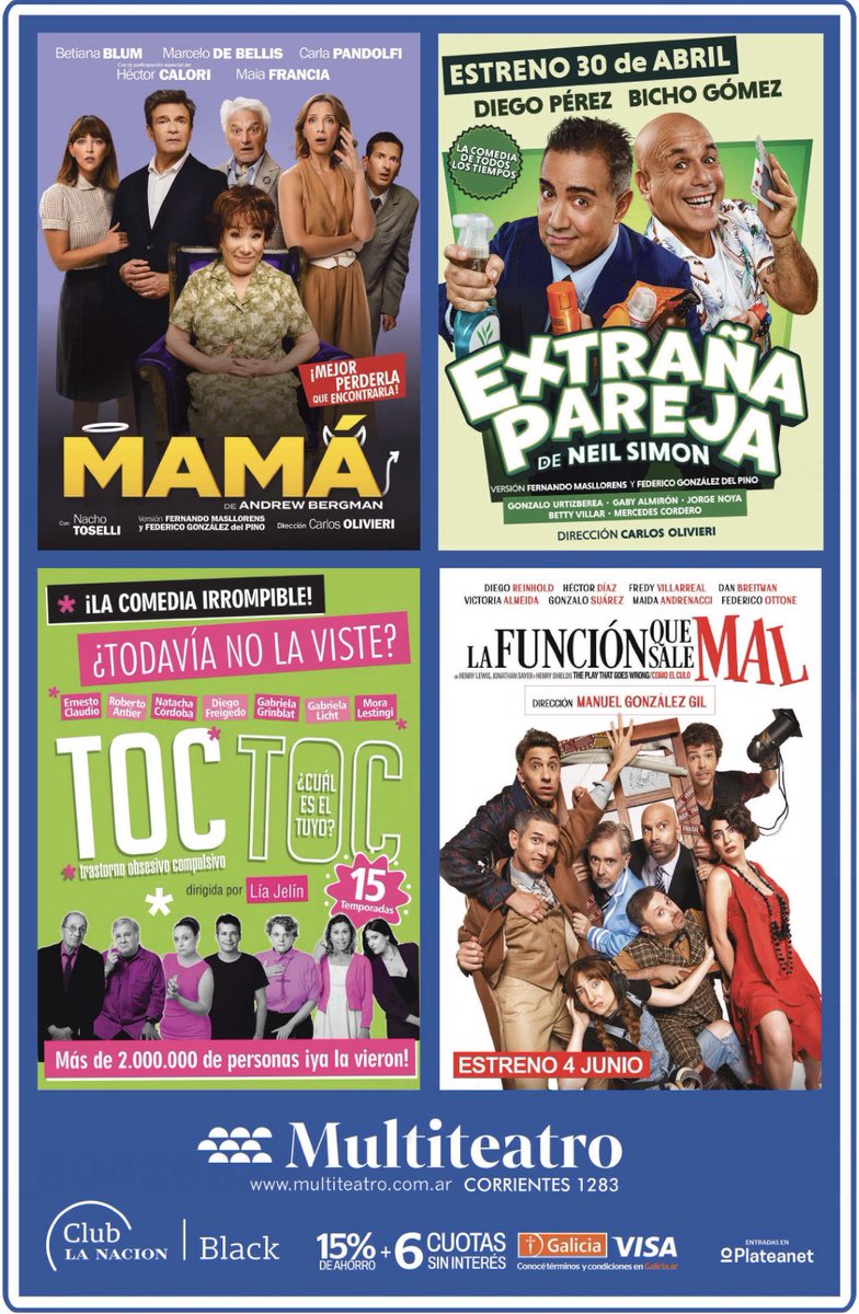 🎭🎭🎭🎭 Todas las comedias en un solo lugar!