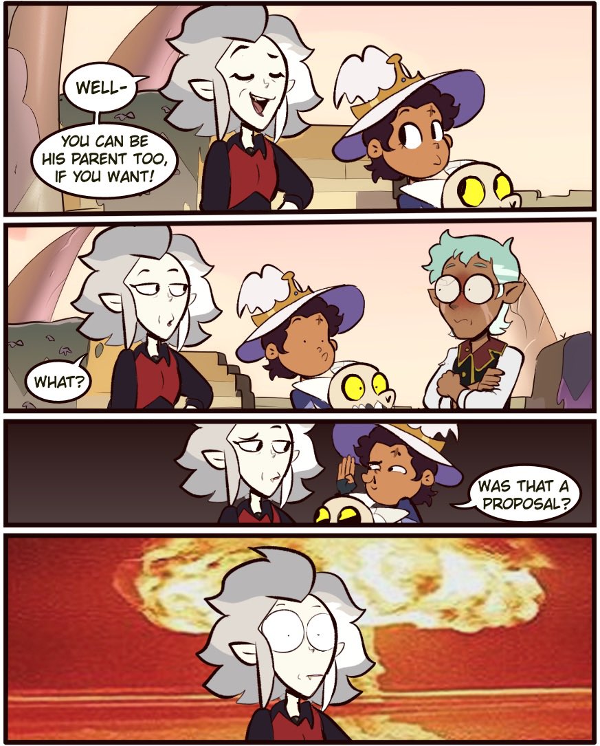 MoringmarkMark's tweet image. Walking Herself Into That One #TheOwlHouse #toh