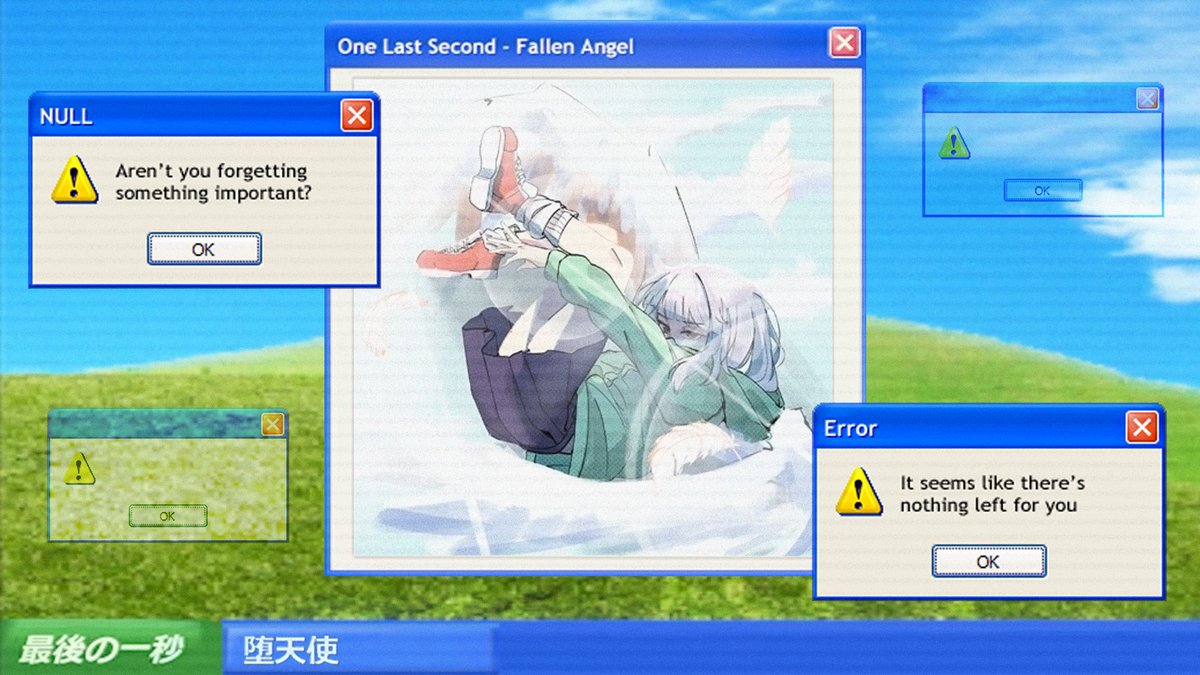 A message from the past.