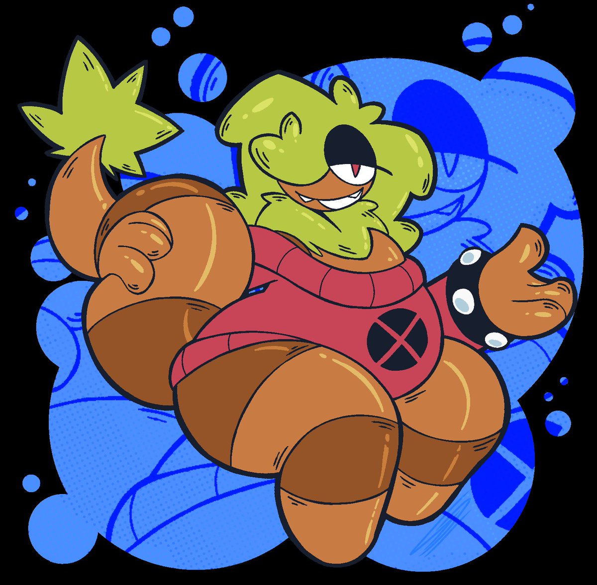 Another drawing of this peculiar tree creature.