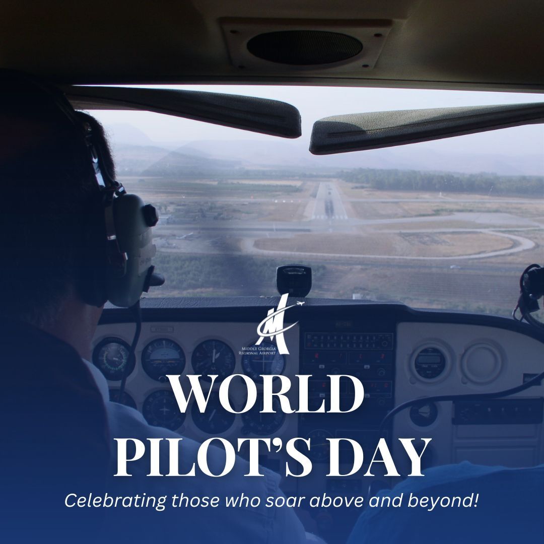 Today we're celebrating the skilled pilots who keep the world moving. Whether they're guiding passengers to their destinations or ensuring cargo arrives safely, their expertise makes travel possible. 

Happy World Pilot's Day! 👨‍✈️

#MCN #iFlyMacon #WorldPilotsDay