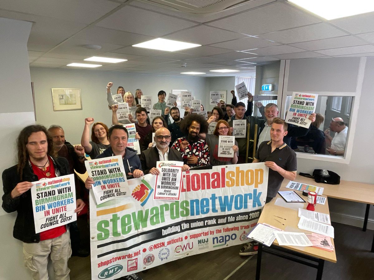 NSSN (@nssn_anticuts) on Twitter photo #Birmingham #NSSN anti-cuts, People's Budget meeting standing with <a href="/UniteWestMids/">Unite West Midlands</a> #BinStrike
<a href="/unitetheunion/">Unite the union: join a union</a> <a href="/UniteEconomy/">Unite For A Workers' Economy</a> <a href="/UniteSharon/">Sharon Graham</a> <a href="/BirminghamTUC/">Birmingham Trades Union Council</a> #Birmingham #NSSN anti-cuts, People's Budget meeting standing with <a href="/UniteWestMids/">Unite West Midlands</a> #BinStrike
<a href="/unitetheunion/">Unite the union: join a union</a> <a href="/UniteEconomy/">Unite For A Workers' Economy</a> <a href="/UniteSharon/">Sharon Graham</a> <a href="/BirminghamTUC/">Birmingham Trades Union Council</a>
