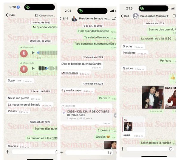 Este es el mensaje que los petristas no quieren que veas: los chats revelados por SEMANA hunden al magistrado Vladimir Fernández. ¿Será que lo eligieron a la fuerza para proteger la podrida campaña de Petro?