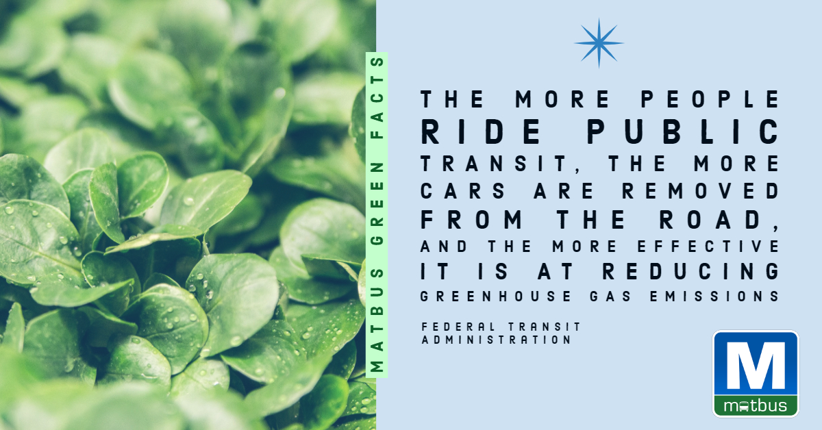 The more people ride transit, the more efficient it is!
