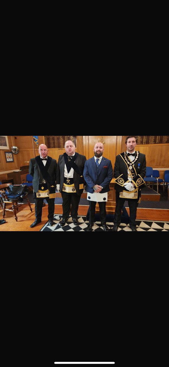 Many congratulations to Brother Ross Webb who was raised to the MM degree last night. A special night where we had Brethren visiting us from the USA, Ireland, Germany and England.