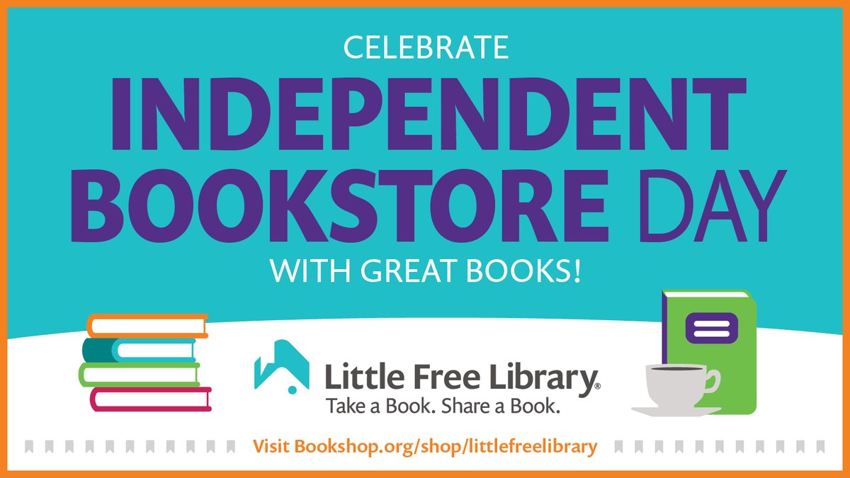 Happy #IndependentBookstoreDay! Support your local booksellers, and buy a few books to share in your neighborhood Little Free Library 📚
