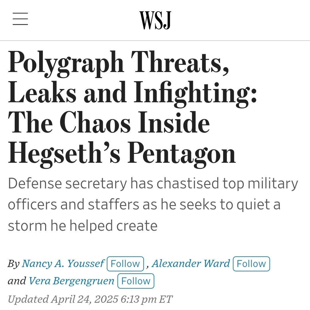 You hire clowns, you get a circus 

This would be funny if he wasn’t running a department that is so vital for our national security.
