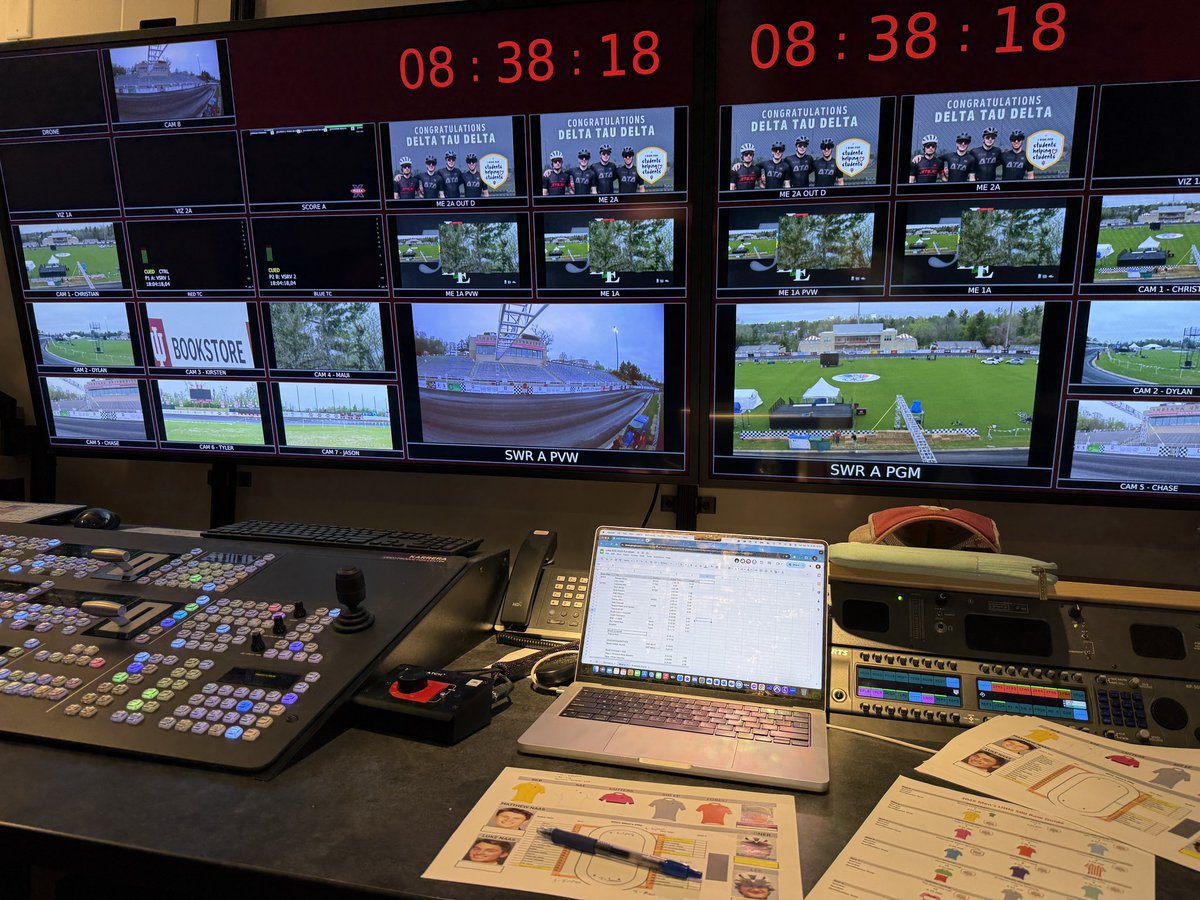 HenryThuss's tweet image. It’s race day for the 74th running of the Men’s Little 500! I’m proud to be directing today’s show alongside this start-studded crew!

Watch the race at 2pm: youtube.com/live/1r8QEU5Ru…