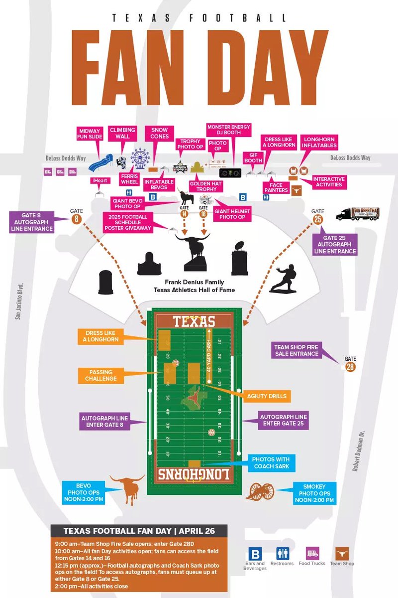 Texas Fan First (@texasfanfirst) on Twitter photo We are excited to welcome you back to the 40 Acres for an action-packed <a href="/TexasFootball/">Texas Football</a> Fan Day!
π€ #HookEm We are excited to welcome you back to the 40 Acres for an action-packed <a href="/TexasFootball/">Texas Football</a> Fan Day!
π€ #HookEm
